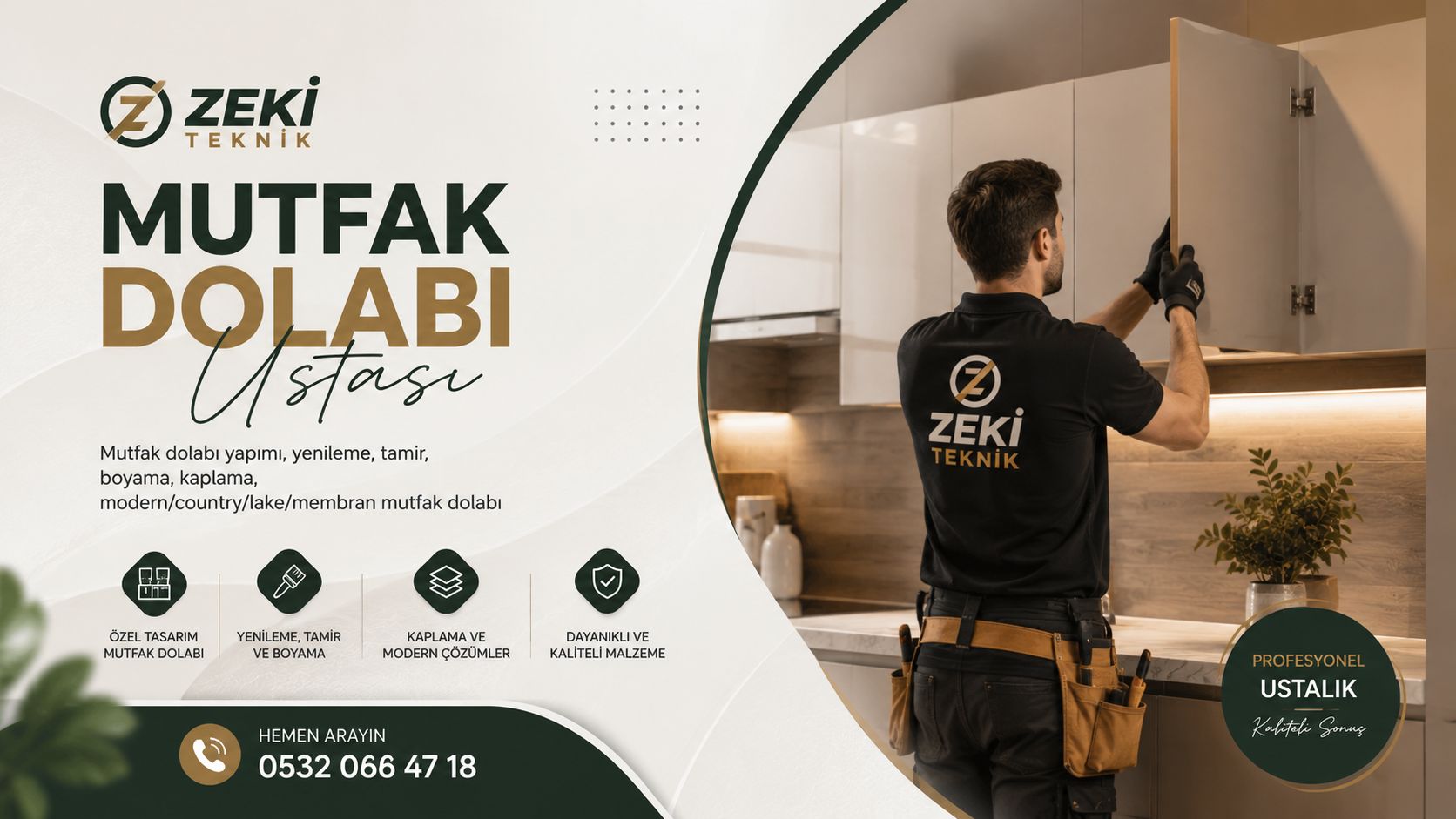 Mutfak Dolabı Yenileme